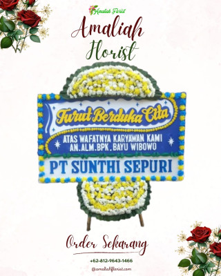 Papan Bunga Duka di Pegajahan