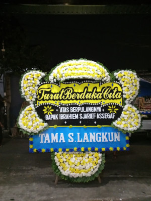 Papan Bunga Duka di Pegajahan